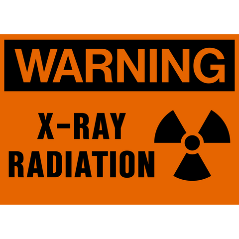 X-Ray Radiation Warning Sign