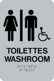 Washroom Unisex Accessible Bilingual
