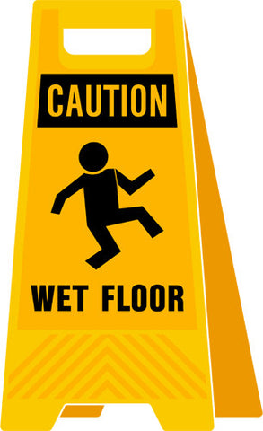 Caution Wet Floor 12x24