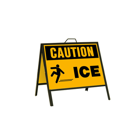 Caution Ice 24x18
