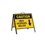 Caution Men Working Below 24x18