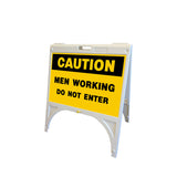 Caution Men Working Do Not Enter 24x18
