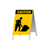 Caution Men Working 24x36