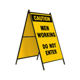 Caution Men Working Do Not Enter 24x36