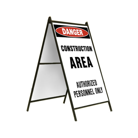 Danger Construction Area 24x36