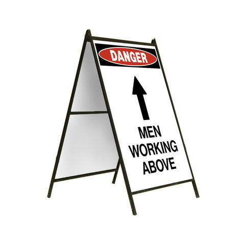 Danger Men Working Above 24x36