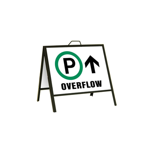 Parking Overflow Ahead 24x18