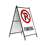 No Parking Funeral 24x36
