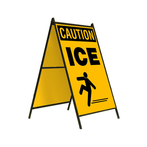 Caution Ice 24x36