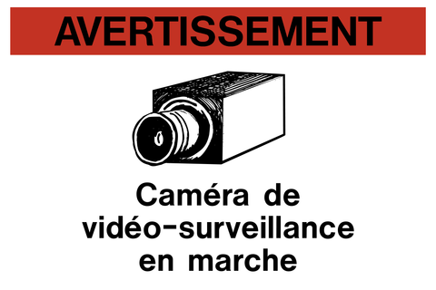Video Surveillance French Text