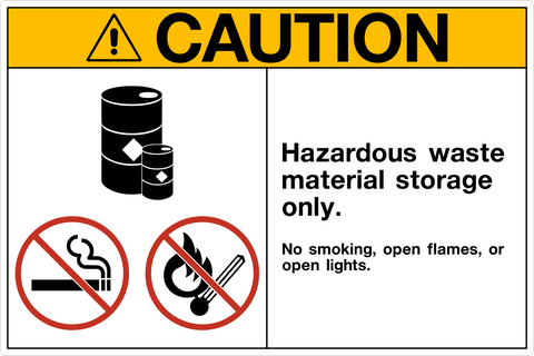Caution - Hazardous Waste