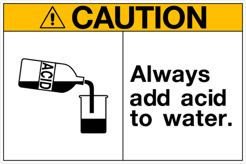 Caution - Acid