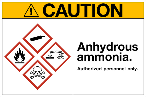 Caution - Anhydrous Ammonia
