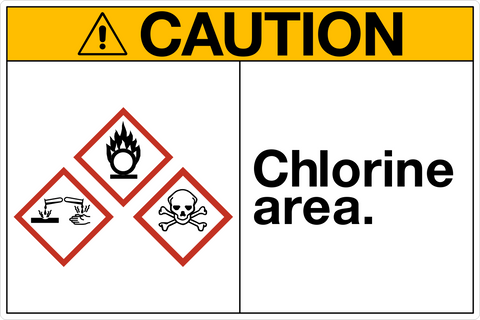 Caution - Chlorine Area