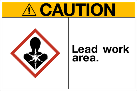 Caution - Lead Work Area