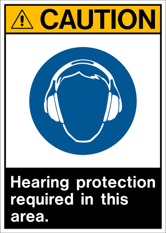 Caution - Ear Protection