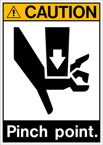 Caution - Pinch Point