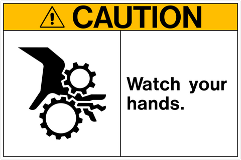 Caution - Hand Safety