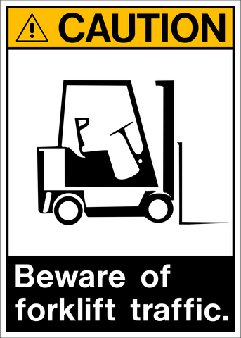 Caution - Forklift A