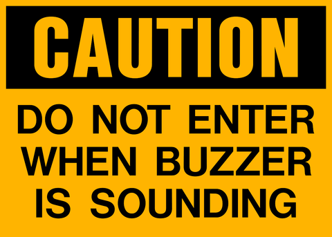 Caution - Do Not Enter B