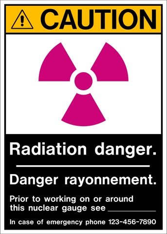 Caution - Radiation