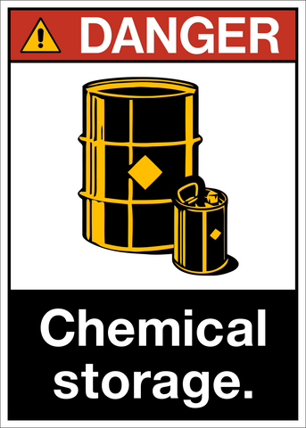 Danger - Chemical Storage