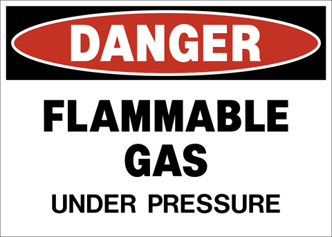 Danger - Flammable Gas A