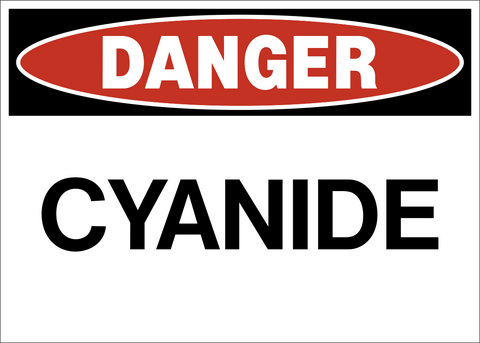 Cyanide Danger Sign