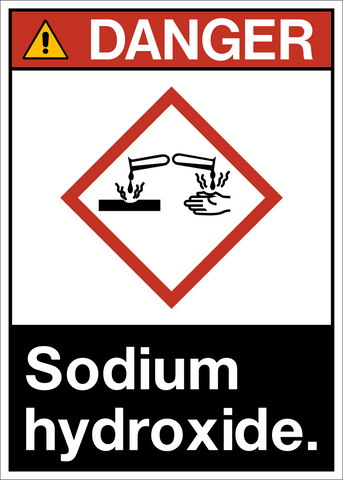 Danger - Sodium Hydroxide