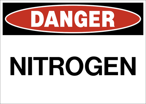 Nitrogen Danger Sign