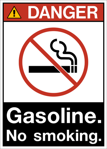 Gasoline No Smoking