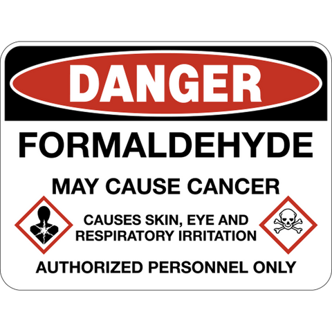 Danger - Formaldehyde | Western Safety Sign
