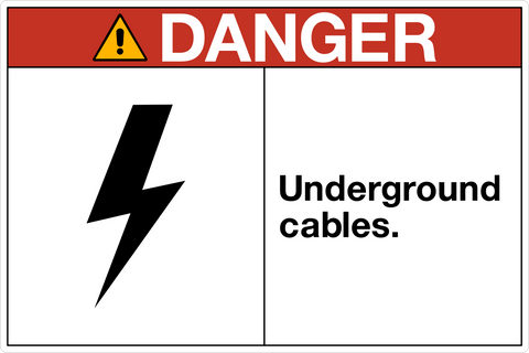 Danger - Underground Cables
