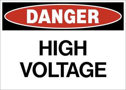 Danger - High Voltage A