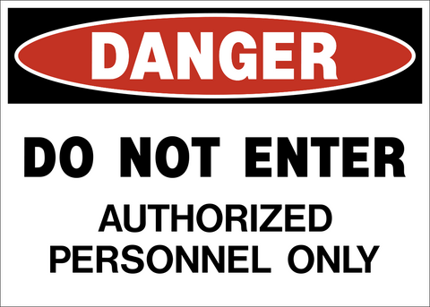 Danger - Do Not Enter APO