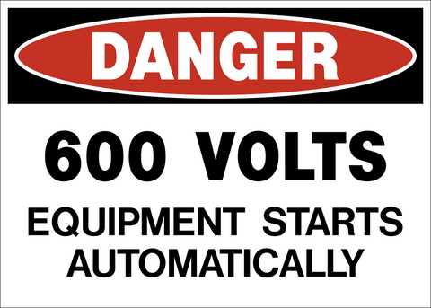 Danger - 600 Volts