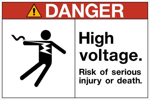 Danger - High Voltage B
