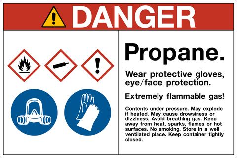 Danger - Propane A