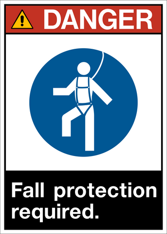 Danger - Fall Protection