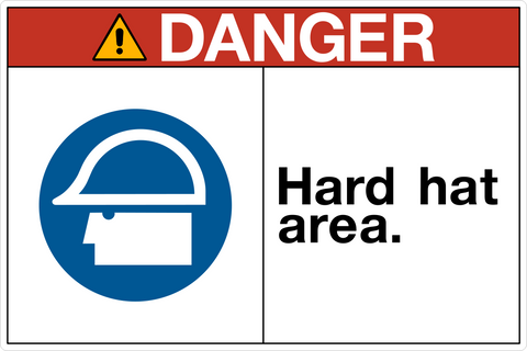 Danger - Head Protection B