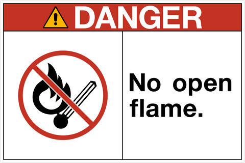 Danger - No Open Flame