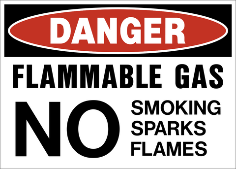 Danger - Flammable Gas