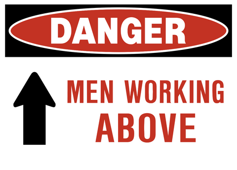 Danger - Men Working Above