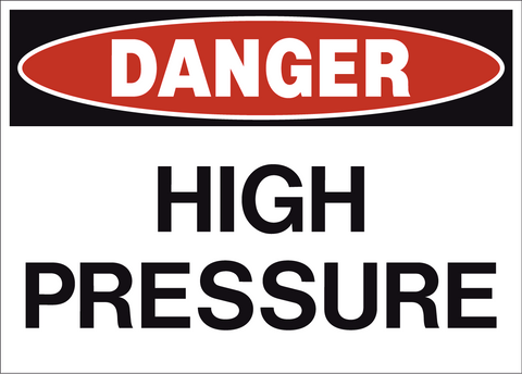 Danger - High Pressure