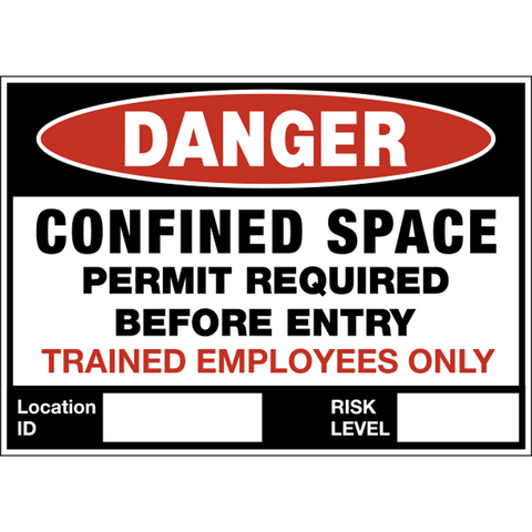Danger Confined Space