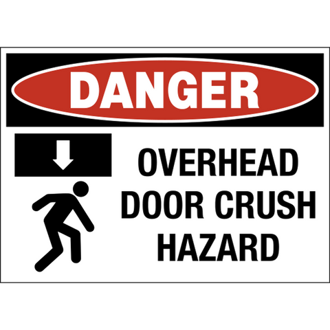 Danger - Overhead Door