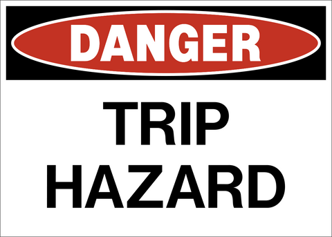 Danger - Trip Hazard