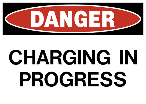 Danger - Charging in Progress