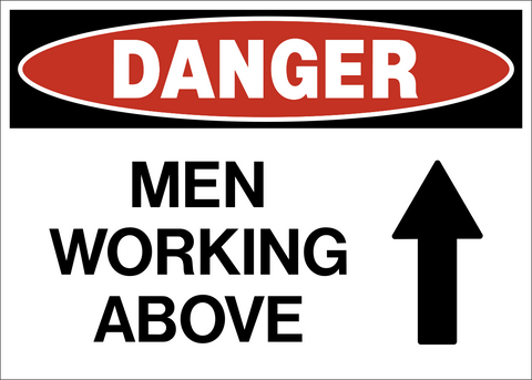 Danger - Men Working Above A