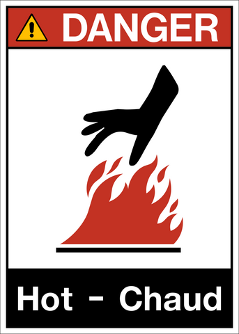 Danger - Hot Bilingual
